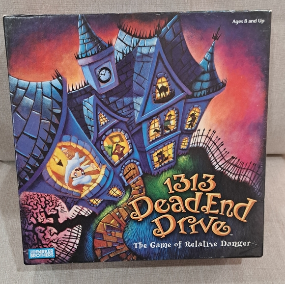 Parker Brothers Other - 1313 Dead End Drive Board Game Of Danger Parker Brothers 2002 100% Complete